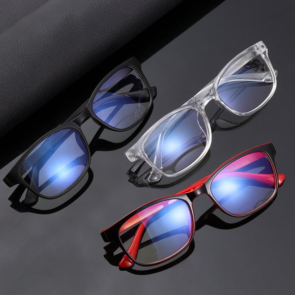Fashion Blue Light Blocking Glasses Unisex Clear Lens Computer Goggles Spectacles Eyeglasses Men Anti Blue Light Gaming Glasses