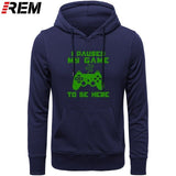 I Paused My Game To Be Here Men Funny Video Gamer Gaming Player Humor Joke Letter Print Tops Hoodies, Sweatshirts