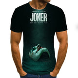 2020 new Cool clown men's T-shirt funny clown face tops 3D printed fashion short-sleeved round neck shirt trendy streetwear