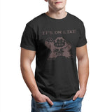Donkey Kong T Shirt On Like Donkey Kong Vintage 80s Gaming Tee Men's T-shirt Print 100% Cotton Black Retro 27776