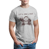 Donkey Kong T Shirt On Like Donkey Kong Vintage 80s Gaming Tee Men's T-shirt Print 100% Cotton Black Retro 27776