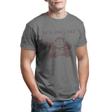 Donkey Kong T Shirt On Like Donkey Kong Vintage 80s Gaming Tee Men's T-shirt Print 100% Cotton Black Retro 27776