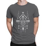 D20 Dice Minimalist DnD Tabletop RPG Gaming tshirt Clothes printed Comical t shirt for men Leisure top tee Famous
